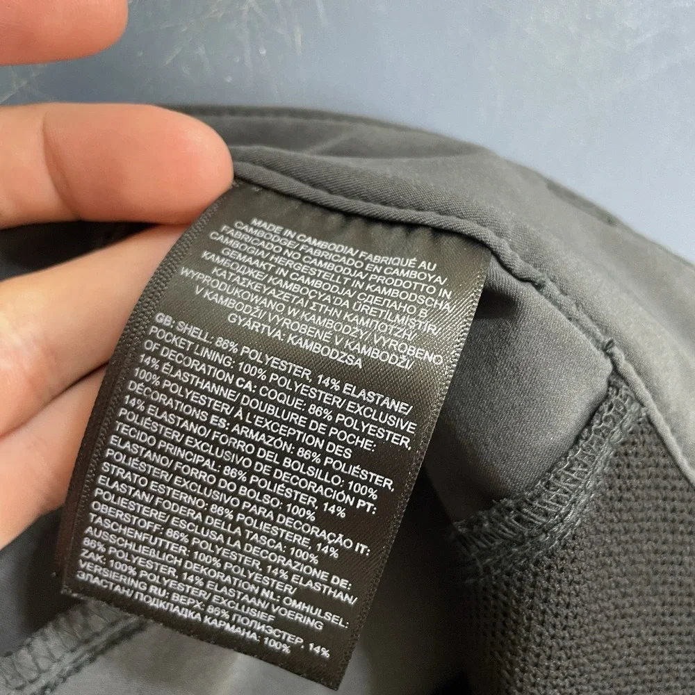 The North Face Mens Paramount Pants Asphalt Grey 36x32 NF0A7WZE FlashDry